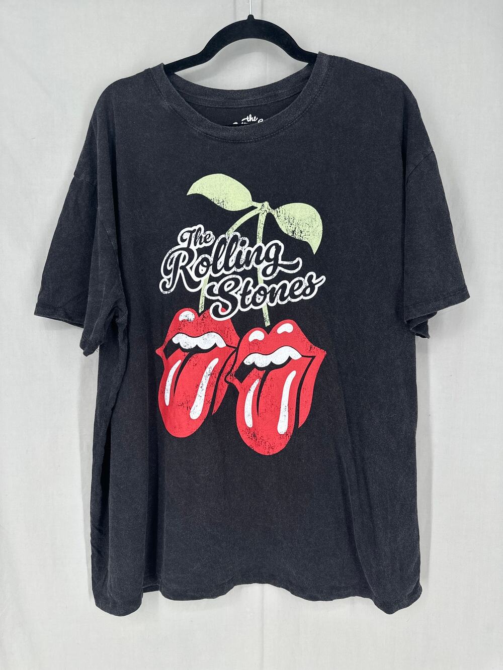 Rolling Stones Shirt Mens XXL Black Retro Music Band Graphic Tee